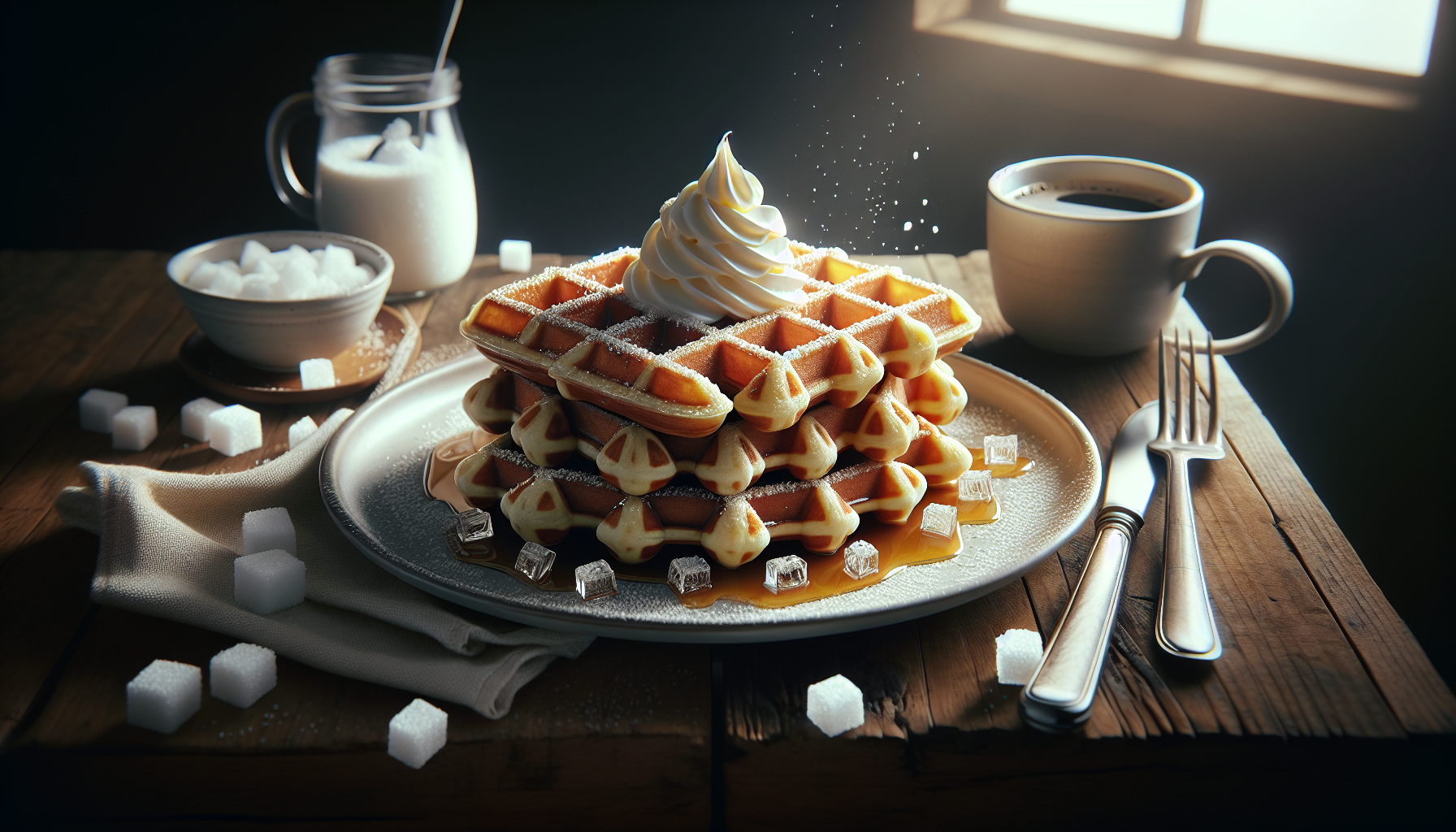 ricetta waffles senza burro